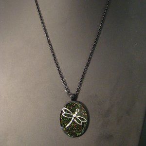 Handmade "Night Flight" Pendant Necklace